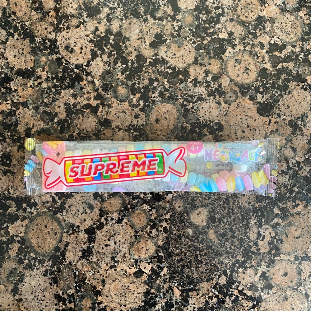 SUPREME smarties candy necklace